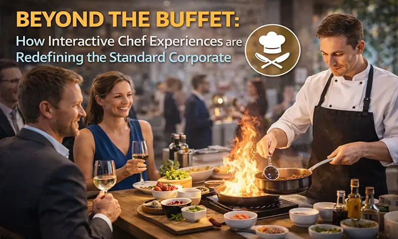 Beyond the Buffet: How Interactive Chef Experiences are Redefining the Standard Corporate Dinner